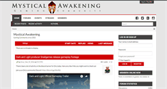 Desktop Screenshot of mystical-awakening.net