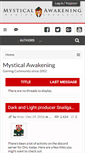 Mobile Screenshot of mystical-awakening.net