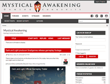 Tablet Screenshot of mystical-awakening.net